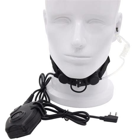 Z Tactical Throat Mic Z003 Headset With Peltor Ptt For Kenwood Two Way