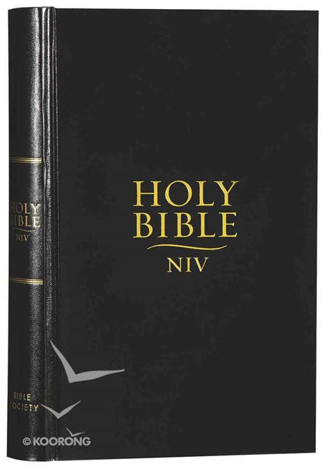 Niv Thinline Bible Black Koorong