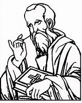 Apostle Pietro Apostolo Colorare Feast Honoured sketch template