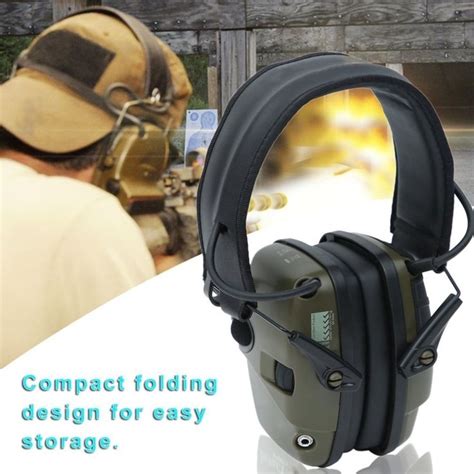 anti noise sound foldable headset anti noise electronic hearing protection noise sound