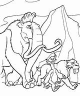 Coloring Pages Ice Age Colouring Mammoth Kids Woolly Printable Disney Sheets Print Cartoon Wooly Getdrawings Adults Adult Diego Movie sketch template