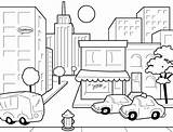 Coloring City Pages Kids Town Colouring Color Patrick St Green Painting Kid Designlooter Cities Activities 344px 36kb Craft Squidoo sketch template