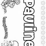 Coloring Pauline Pages Hellokids Names Girls sketch template