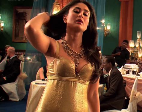 Bollywood Actress Scandals Kareena Kapoor Golden Dress
