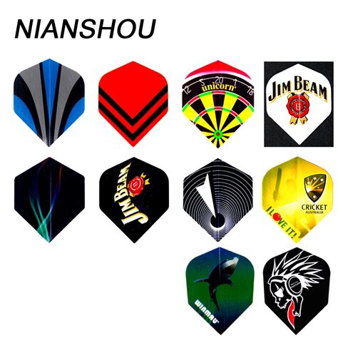 nianshou  pcs  darts flights   kinds   patterns pet darts flight