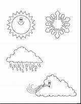 Weather Coloring Pages Kids Seasons Preschool Printable Four Drawing Clipart Kindergarten Rain Stratus Cloud Colouring Color Sheets Getdrawings Getcolorings Colorings sketch template