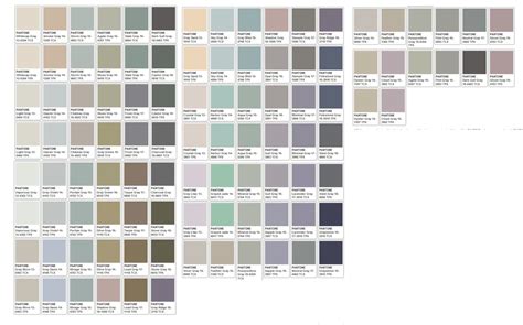 Greys Pantone Color Chart Color Names Chart Color Mixing Chart