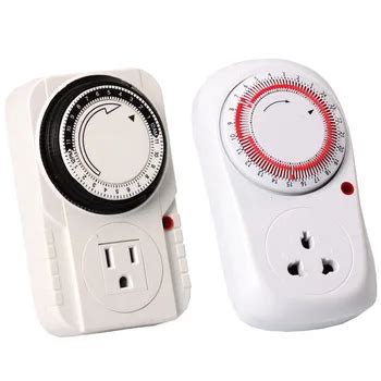 hour heavy duty plug  mechanical timer grounded analog timer voltsurge protection