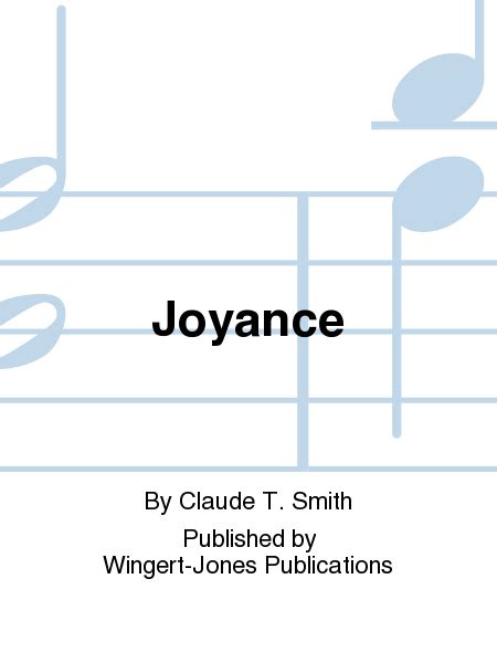 joyance sheet   claude  smith sheet