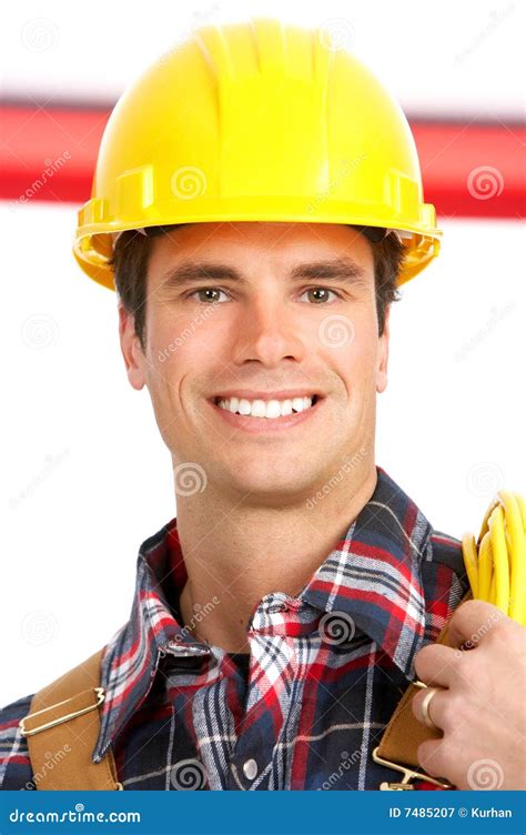 builder stock image image  laboring industry factory