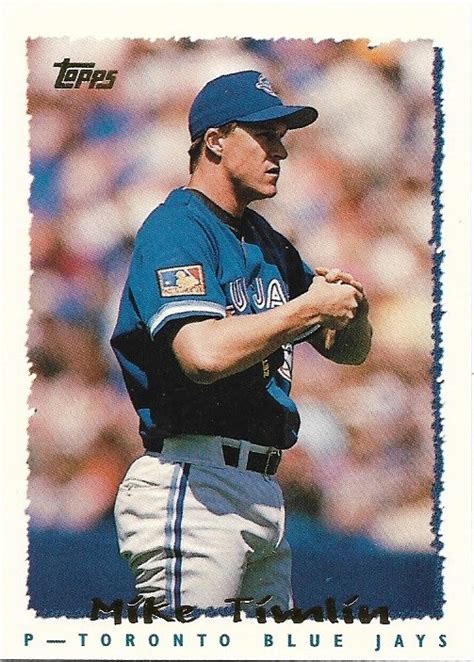 Mike Timlin 1995 Topps 58 Toronto Blue Jays Baseball Card