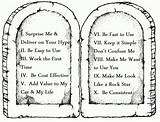 Commandments Gebote Moses Coloringhome Tablets Ausmalbild Sinai 4freeprintable sketch template