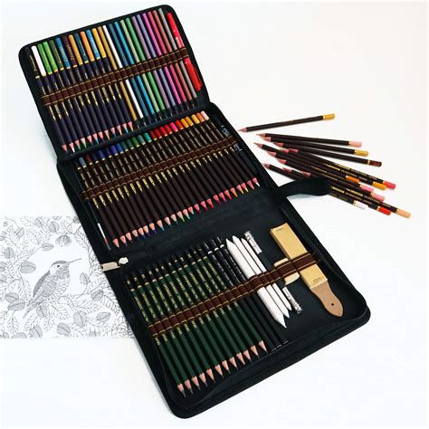 buy colouring pencils sketch drawing set colouring pencils and