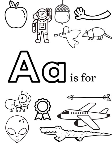 alphabet coloring pages   printable pages