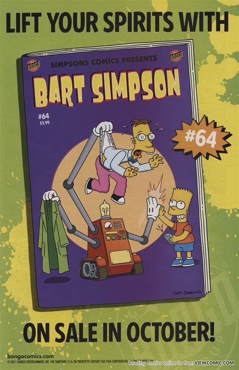 Bart Simpsons Treehouse Of Horror 017 2011 Read Bart Simpsons