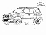 Coloring Pages Tahoe Chevy Template sketch template