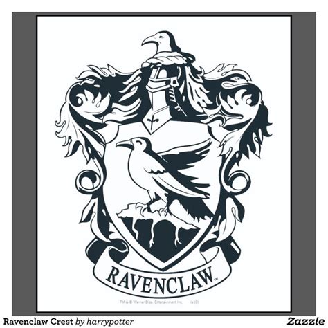 ravenclaw coloring pages postcard