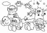Kirby Coloriage Imprimer Suoi Ausmalbilder Coloradisegni Whispy Tiff Tuff Charizard Kidsfree Knight Cél Personnages Numéro Bres Krone Xcolorings sketch template