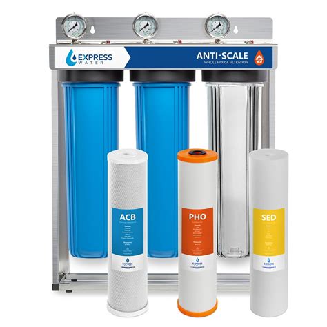 express water  house water filter  stage anti scale home water filtration system
