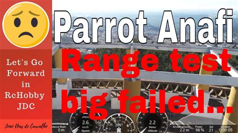 parrot anafi range test  wifi interference  portalegre city