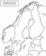 Scandinavia Pdf Blank Map Maps Outline Freeworldmaps Index Country sketch template