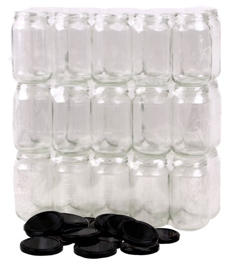 Bulk Australian Made Round Glass Jars With Lid