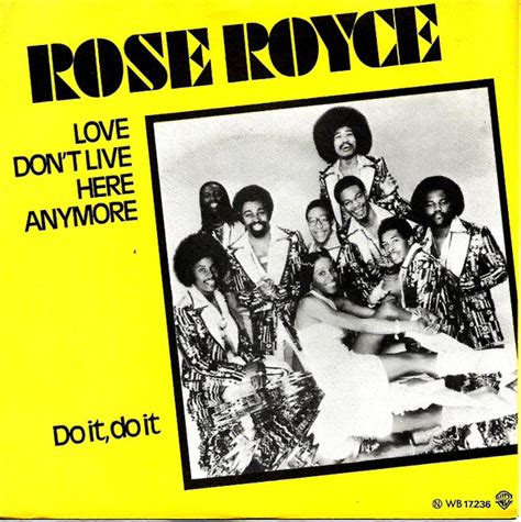 rose royce love dont   anymore  black text  sleeve vinyl discogs