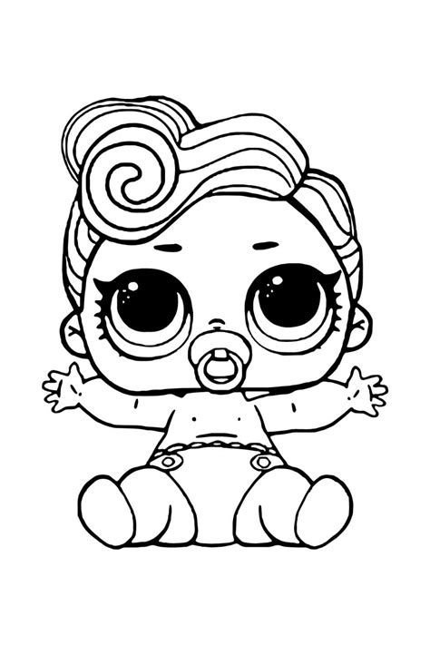 lol baby cute coloring page  printable coloring pages  kids