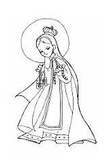 Coloring Pages Lady Scapular Brown Carmel Kids Mt Virgen Mary Virgin Activities Crafts Book sketch template
