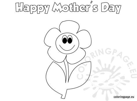 mothers day coloring page  kids coloring page