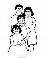 Coloring Family Popular sketch template