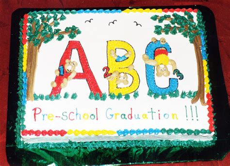 abc cake  sweet encounters abc cakes   preschool graduation graduation cupcakes cake