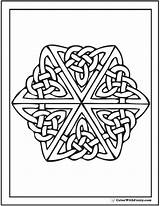 Coloring Celtic Pages Irish Knot Geometric Trinity Designs Printable Adults Print Colorwithfuzzy Cross Adult Scottish Fuzzy Girl Pattern Kids Knots sketch template