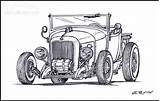 Rods Ford F100 Rat Widowmaker sketch template
