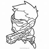 Overwatch Xcolorings Winston Hero Lucio Reaper sketch template