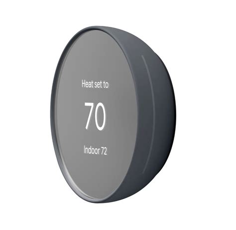 google nest thermostat  generation programmable smart wi fi thermostat  home charcoal