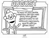Coloring James August Pages Bible Activity School Whatsinthebible Verse Whats Jokes Visit sketch template