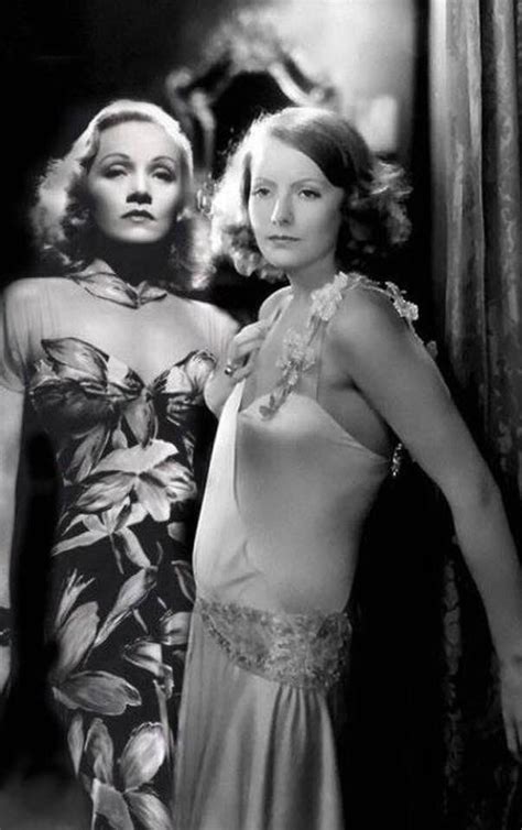 Dos Mitos Marlene Dietrich And Greta Garbo Vintage Hollywood Stars