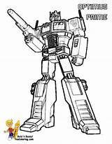 Coloring Transformers Pages Printable Popular sketch template