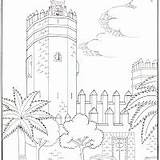 Monumentos Pinta Andalucia sketch template