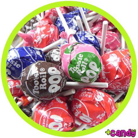 wrapped tootsie roll pops assorted   candy