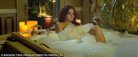ariel winter strips for a bubble bath in flick the last movie star daily mail online