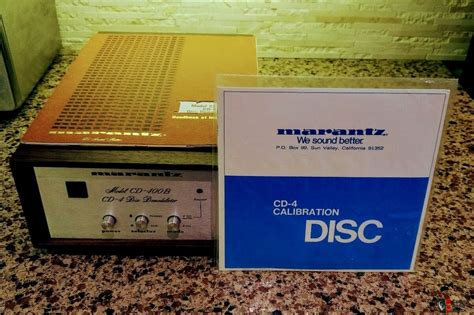 marantz cd  cd disc demodulator quadraphonic  manual calibration record photo