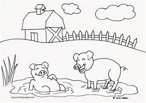 farm coloring pages  kindergarten fcp