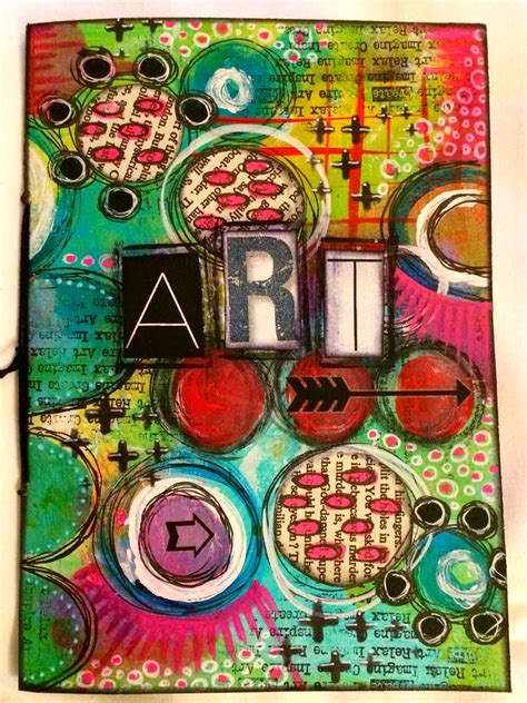 front page art journal cover ideas   mock