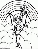 Magic Rainbow Coloring Pages Kids Color Print sketch template