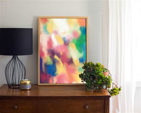 printable abstract art august  giclee print abstract