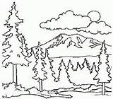 Rainier Mount Coloring Pages Woods Mountain Coloringpagesonly sketch template
