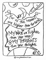 Isaiah Prophet Gospel Ask Heavens sketch template
