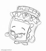 Coloring Shopkins Pages Season Jam Gran Print Printable Characters Look Other sketch template